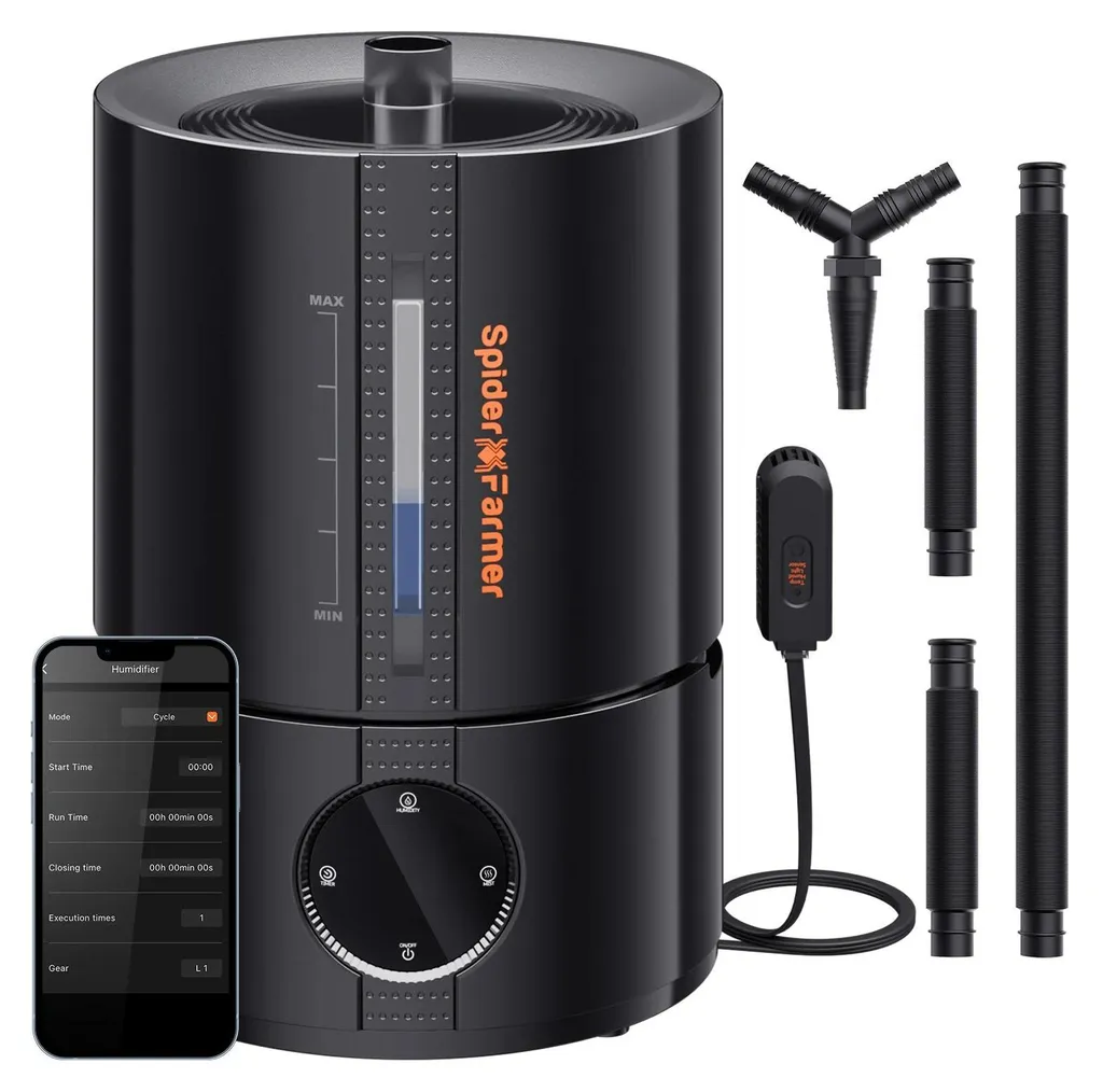 Humidificateur vapeur froide 5L programmable avec minuterie de 24h
