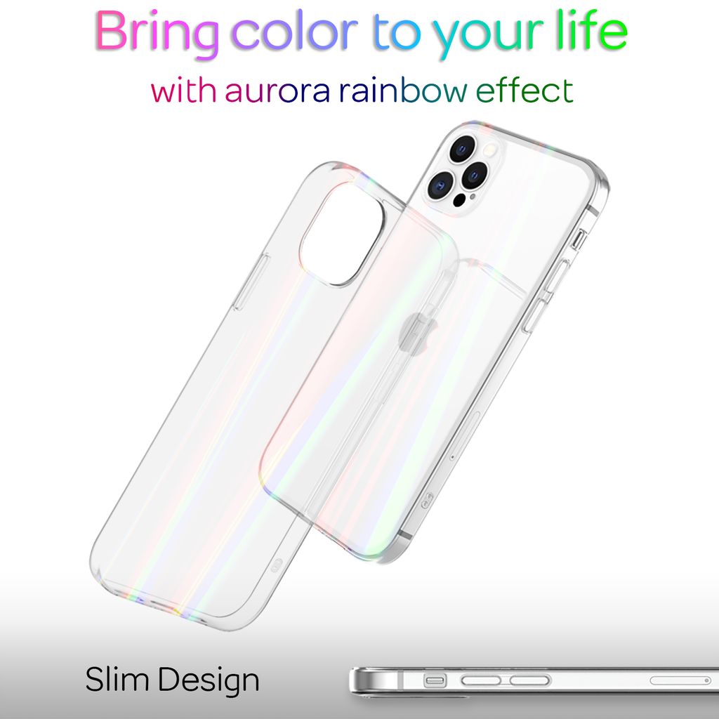 NALIA Handy Hülle für iPhone 12 / iPhone 12 Pro, Slim Hard Case