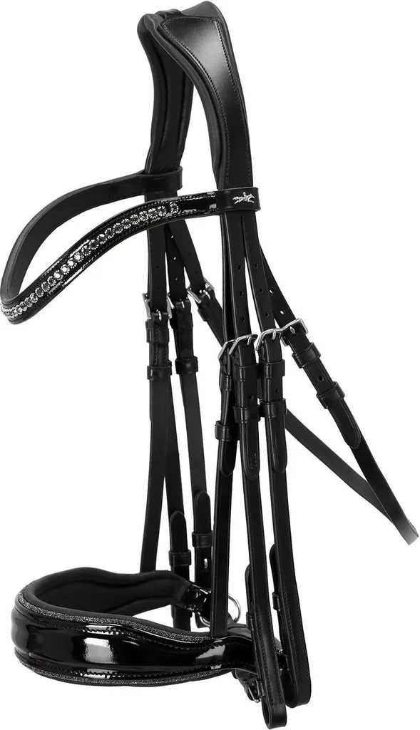 Réduisez les pressions du cheval avec le bridon Milan Glam anatomique