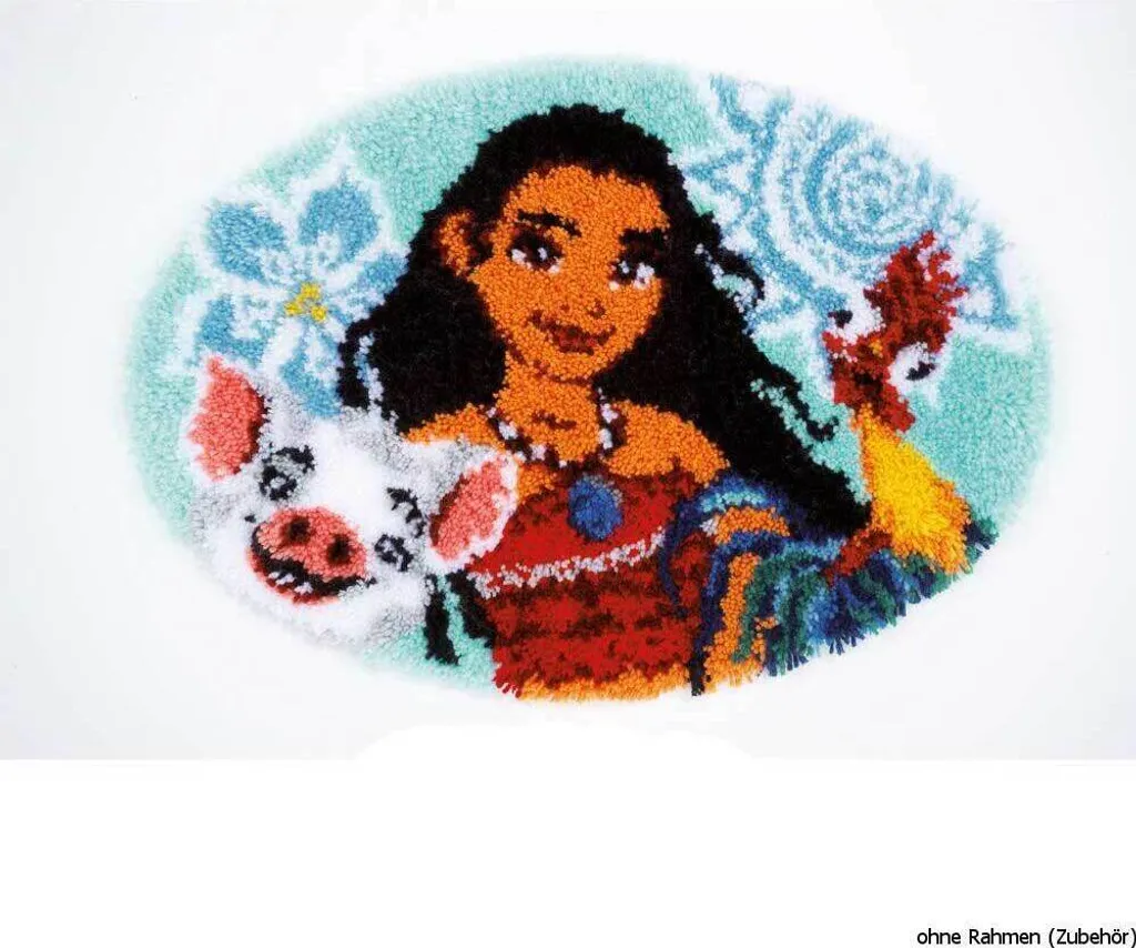 Tapis de Laine à Nouer Disney Vervaco pour Chambre Enfant - 50x75cm