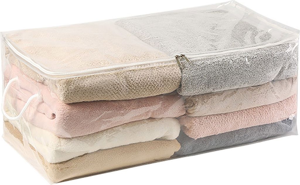 Große Kapazität Klar Organizer Pullover Lagerung Tasche Bett Blatt Wasserdicht Organizer Faltbare Lagerung Tasche