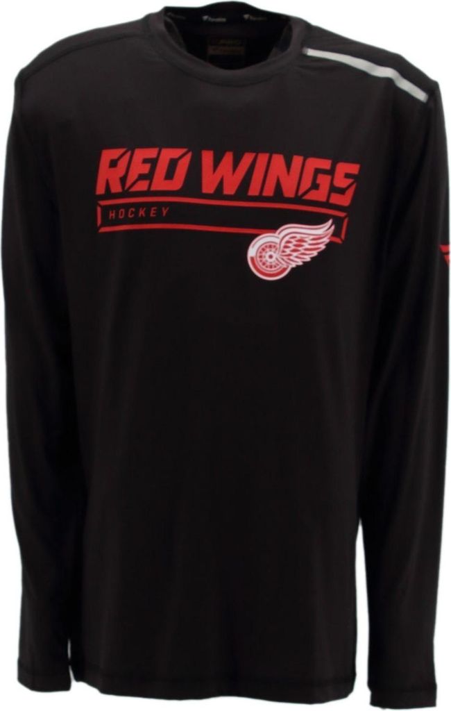 Fanatics NHL Detroit Red Wings Herren langarm Shirt schwarz MA26127A2E45T S