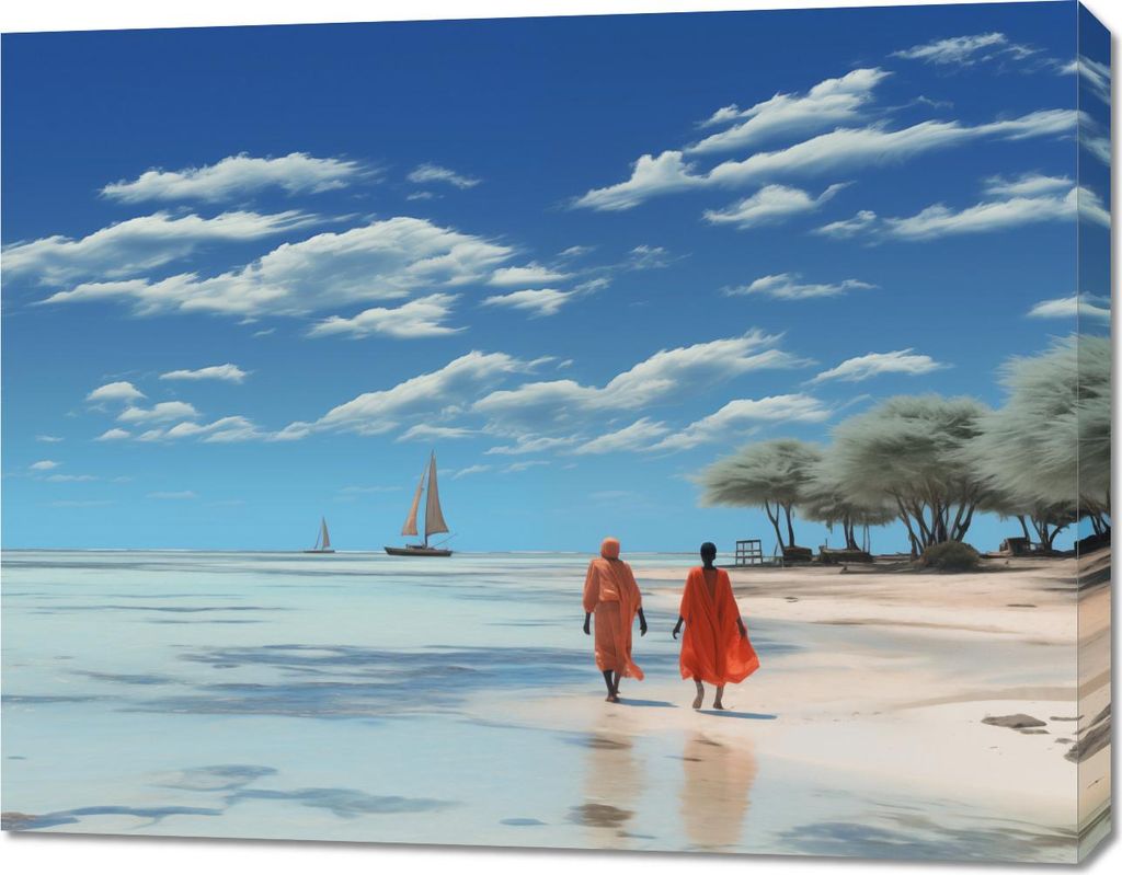 Bild 90x70cm Ruhe im Sand