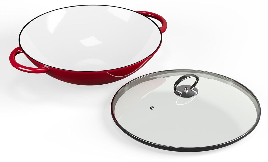 ToCi Wok, Poele Wok Induction avec Couvercle, Woks et Image du produit 