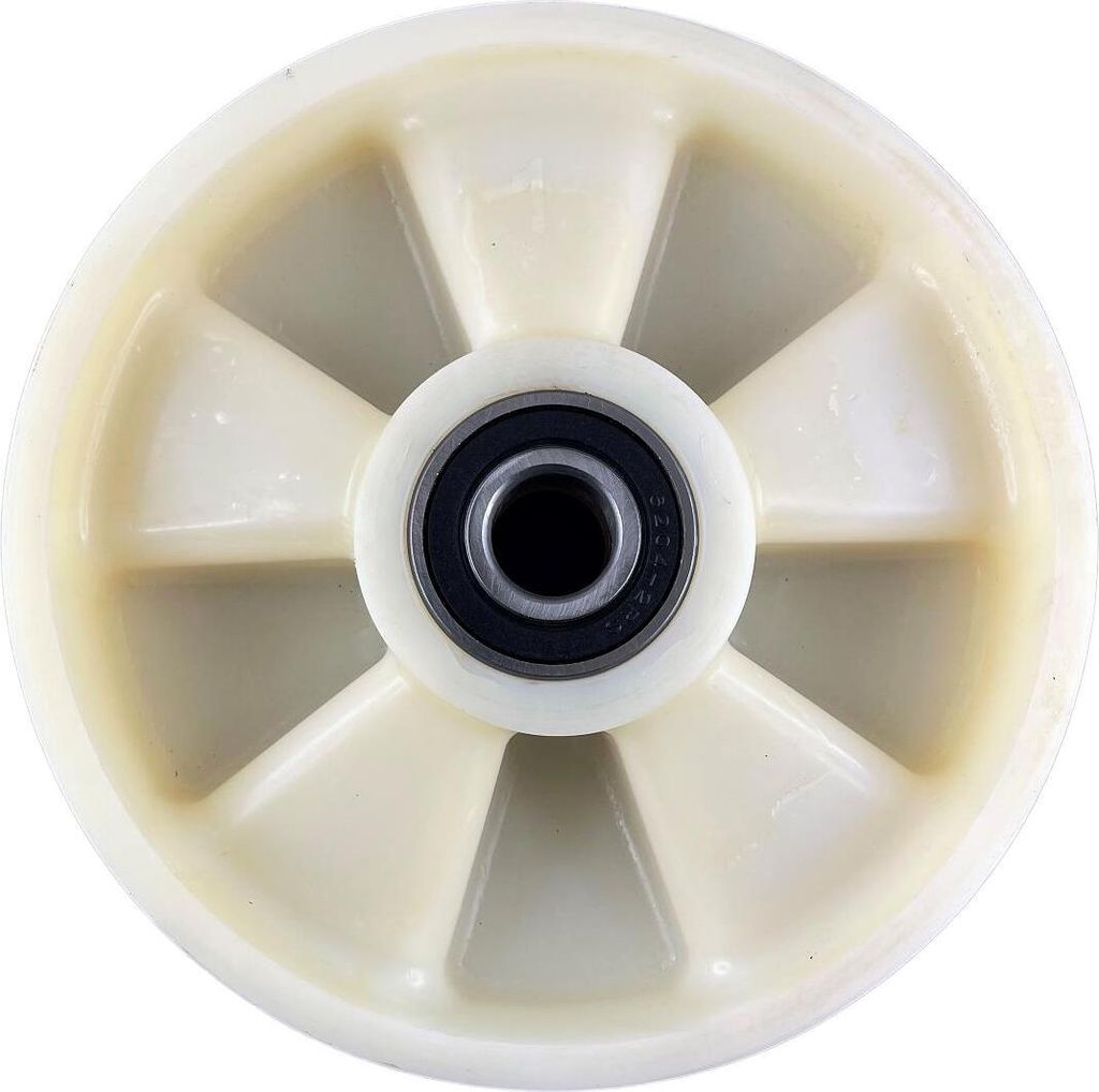 Hubwagen Rad Polyamid Nylon 180 x 50/50 mm, Achse 20 mm inkl. Kugellager - Ersatzrad
