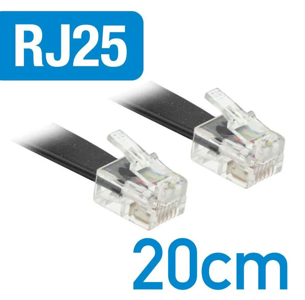 Câbles de rechange RJ25 pour robot mBot Makeblock - Longueur 20cm