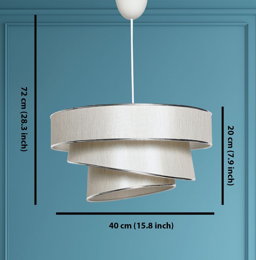 Opviq, Couper- Couper FLH, Beige, Kronleuchter, 40 x 40 cm, Produktbild 3