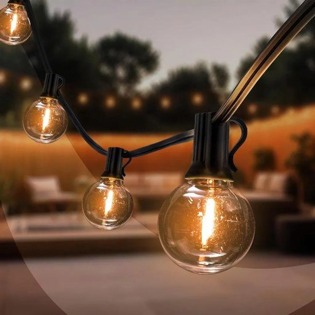 Guirlande lumineuse étanche IP44 contre la pluie pour extérieur 8m