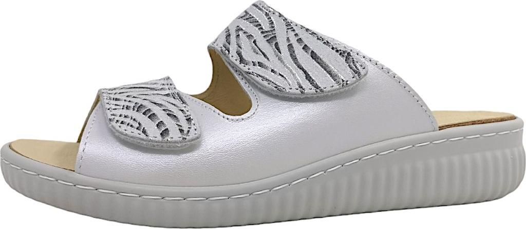 Belvida  Damenschuhe Pantolette Weiß Freizeit Produktbild 