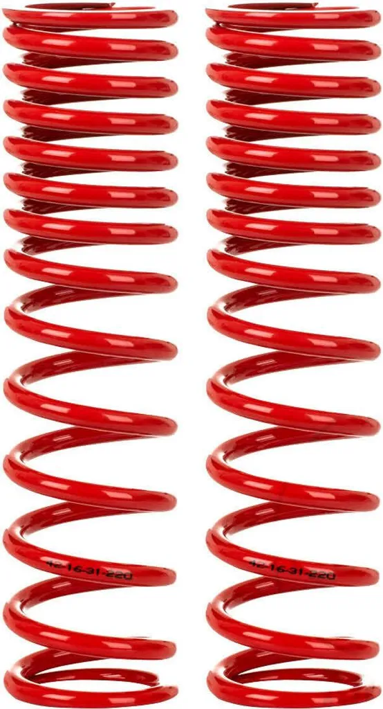 Ressorts d'amortisseurs YSS rouges 42-16-31-220 pour réglage suspension