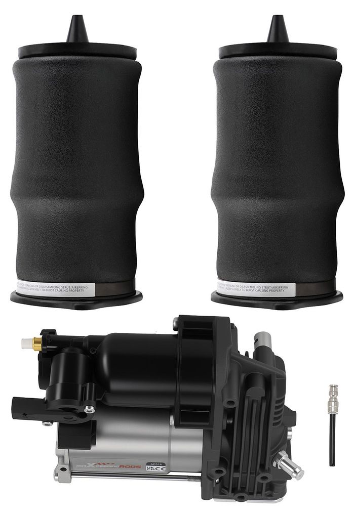Luftfeder Hinten mit Lulftfederung Kompressor For Produktbild 