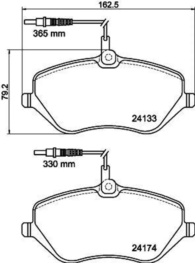Plaquettes de frein HELLA silencieuses et durables pour Peugeot 407 SW