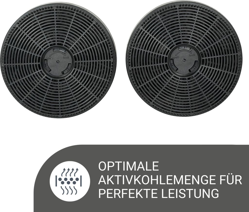 Aktivkohlefilter Kohlefilter Aktivkohle Dunstabzugshaube Produktbild 