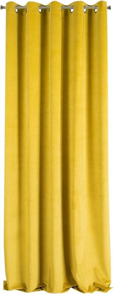 Eurofirany Vorhang VILLA senf 140X250 Ösen Produktbild 
