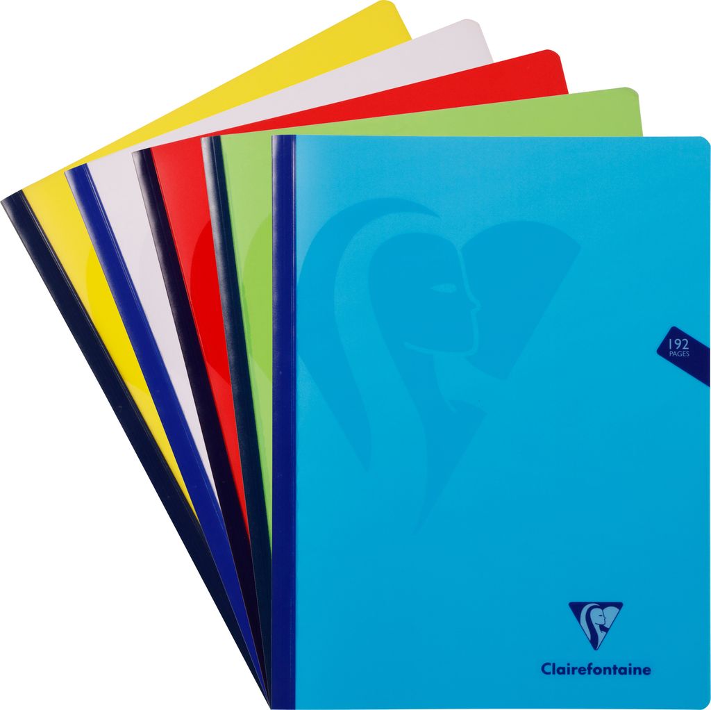 Clairefontaine 5x Notizbuch Mimesys 24x32cm, 96 Blatt kariert Sortiert 309342C