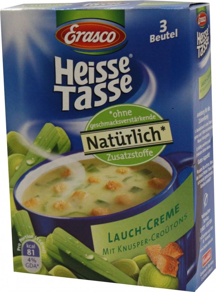 Erasco Heisse Tasse Lauch-Creme 0,45L