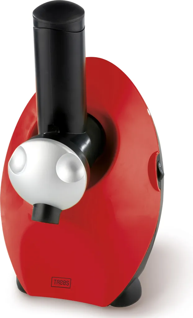 Appareil à Sorbet Trebs 99283 Noir/Rouge 150W - Idéal Desserts Vegans
