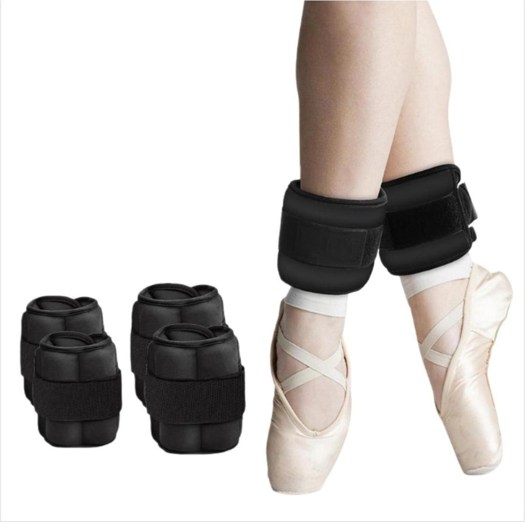 INF Hand- und Fußgelenkgewichte für Tanzschüler - 1,5 LB Schwarze Gewichtssandsäcke