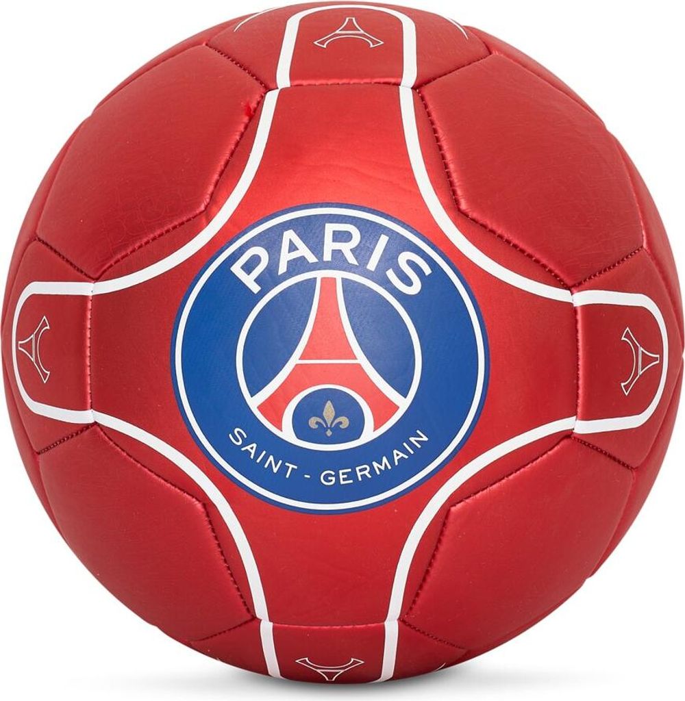Paris saint-germain voetbal metallic rood maat 5 (p24191)