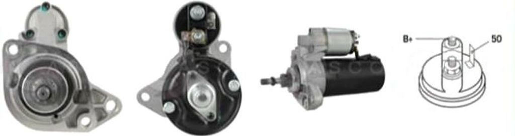 CASCO CST10137AS Starter Anlasser 1,70kW für VW Transporter IV Bus (70B, 70C, 7DB, 7DK, 70J, 70K, 7DC, 7DJ) 12V