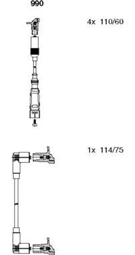 Set Cavi Accensione BREMI 990 per VW T4: Guida al Ripristino Potenza OE