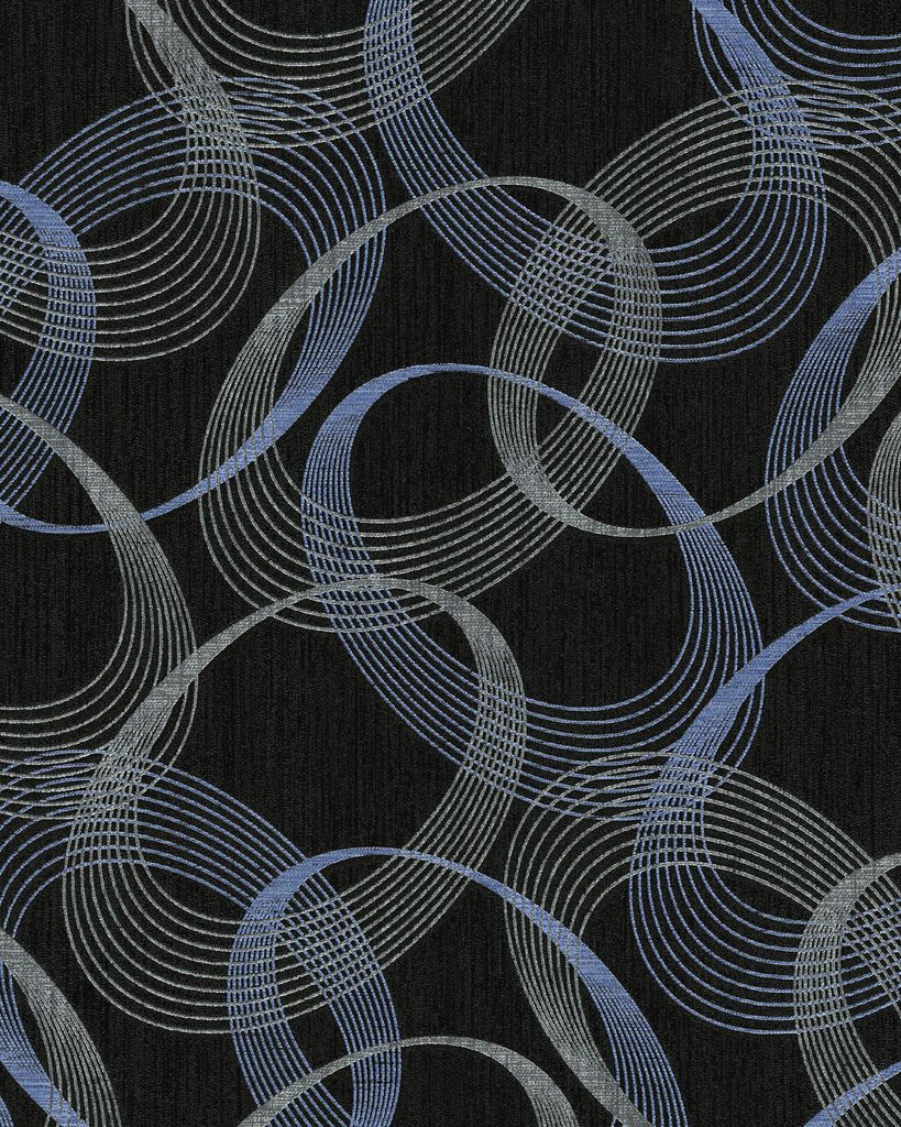 EDEM 85034BR36 Grafik Tapete Abstrakt metallische Akzente grau violett 5,33 m²