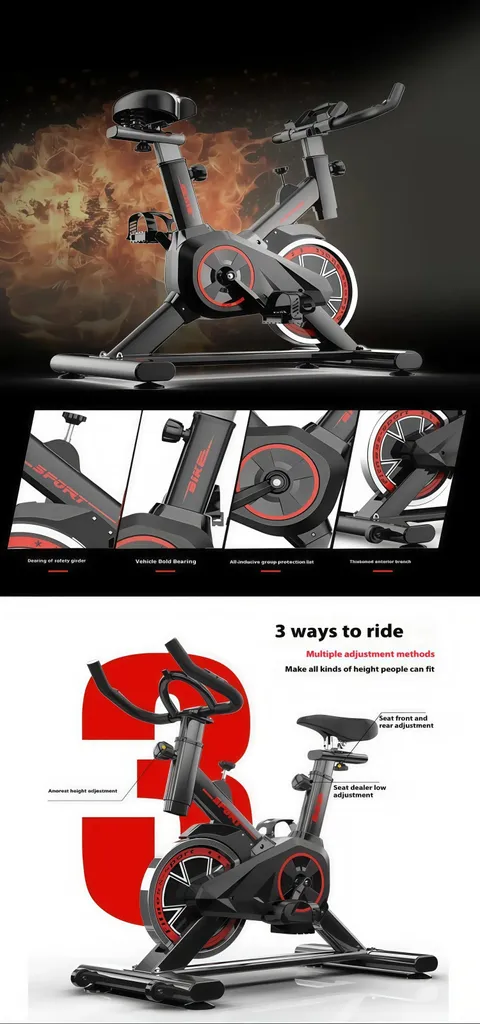 Vélo d'appartement compact sans écran pour entraînement simple - 10