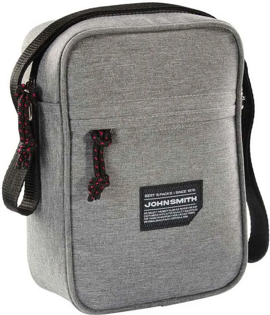 John Smith B23208 24i Grigio: Tracolla Unisex per Uso Quotidiano