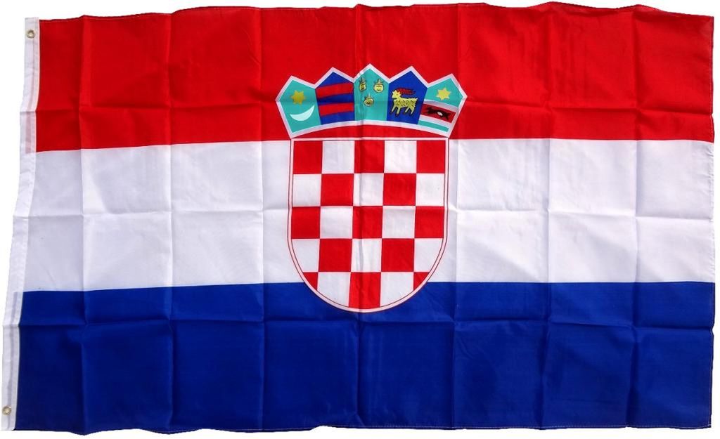 XXL Drapeau Croatie 250 x 150 cm Drapeau avec 3 oeillets Image du produit 