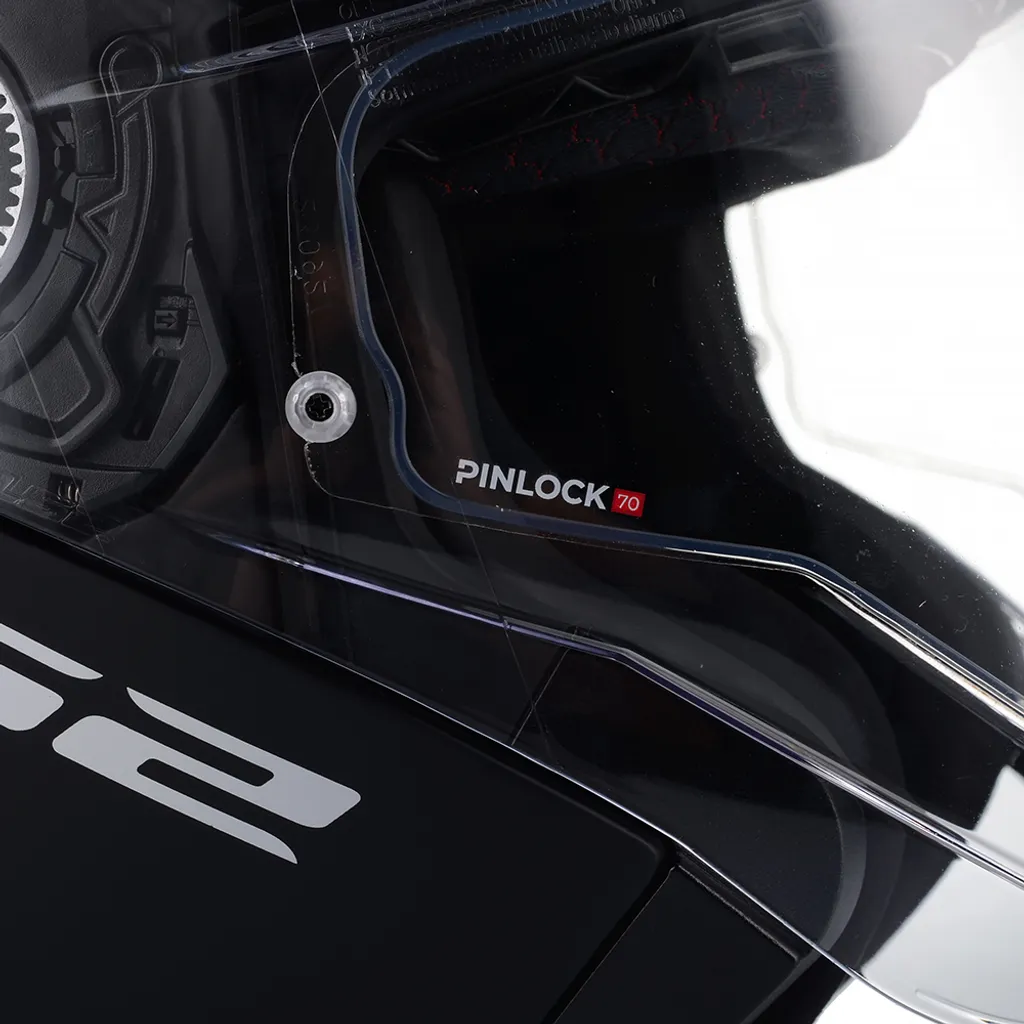 Casque LS2 OF603 Infinity II Solid Jet Noir Mat Taille L 59-60 cm - 12