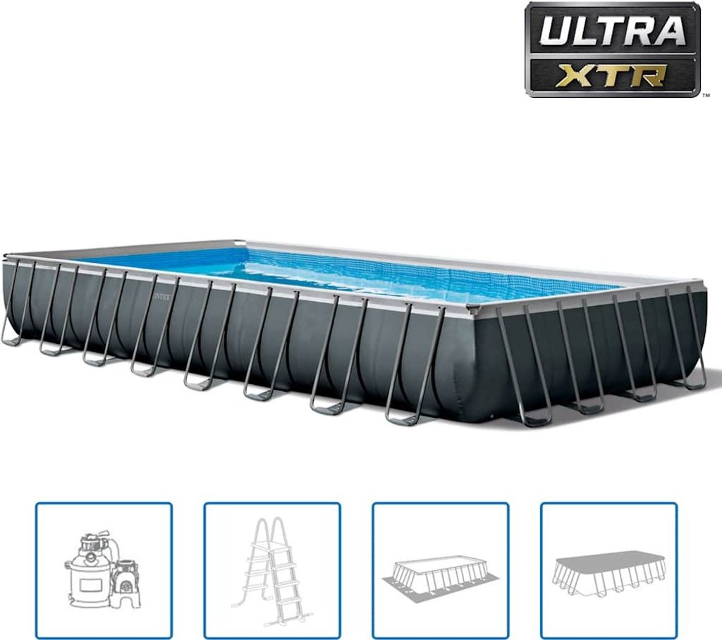INTEX Pool-Set Ultra XTR Frame Rechteckig 975x488x132 cm