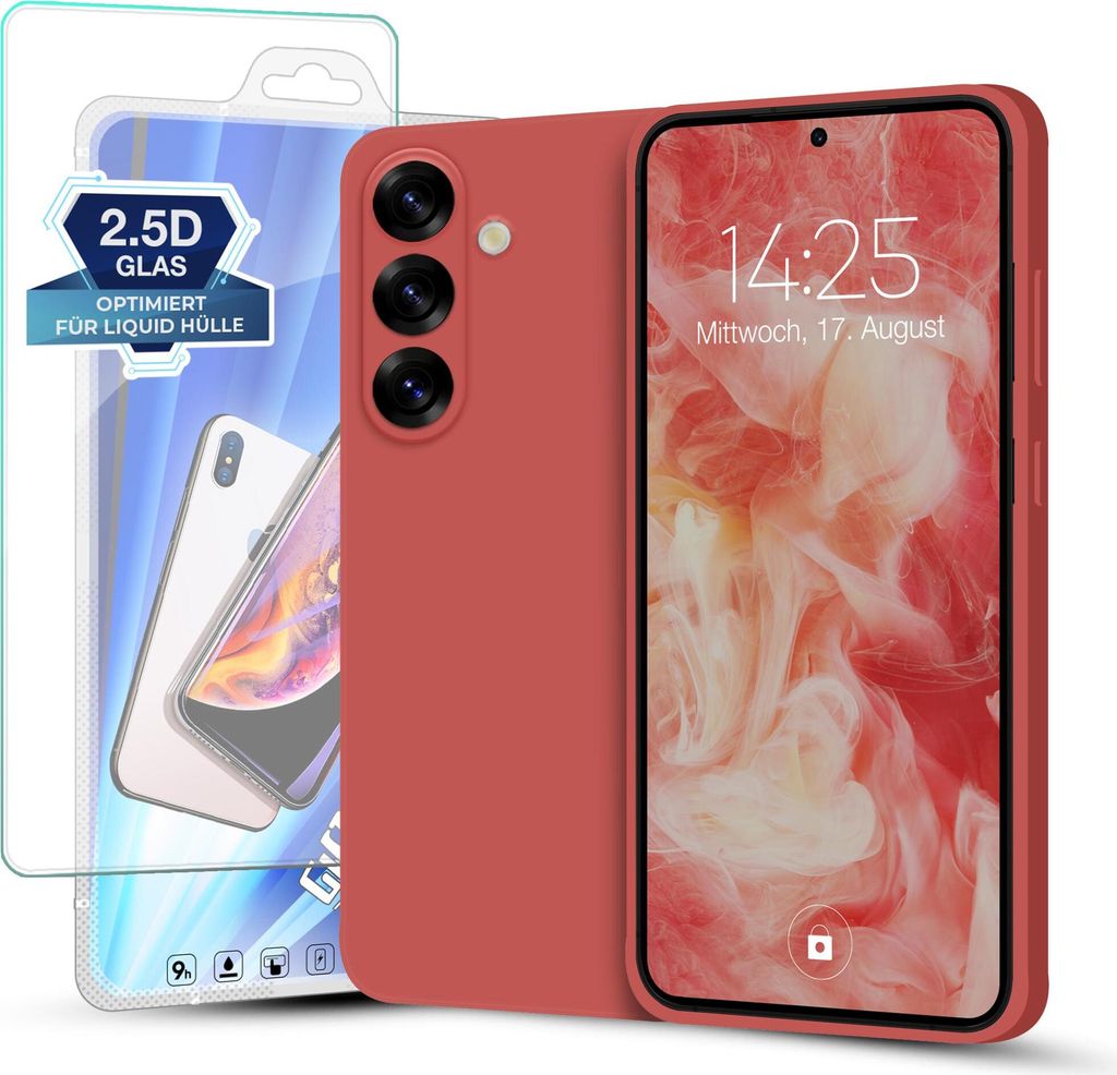 Hülle für Samsung Galaxy S25+ mit 9H Displayglas Produktbild 