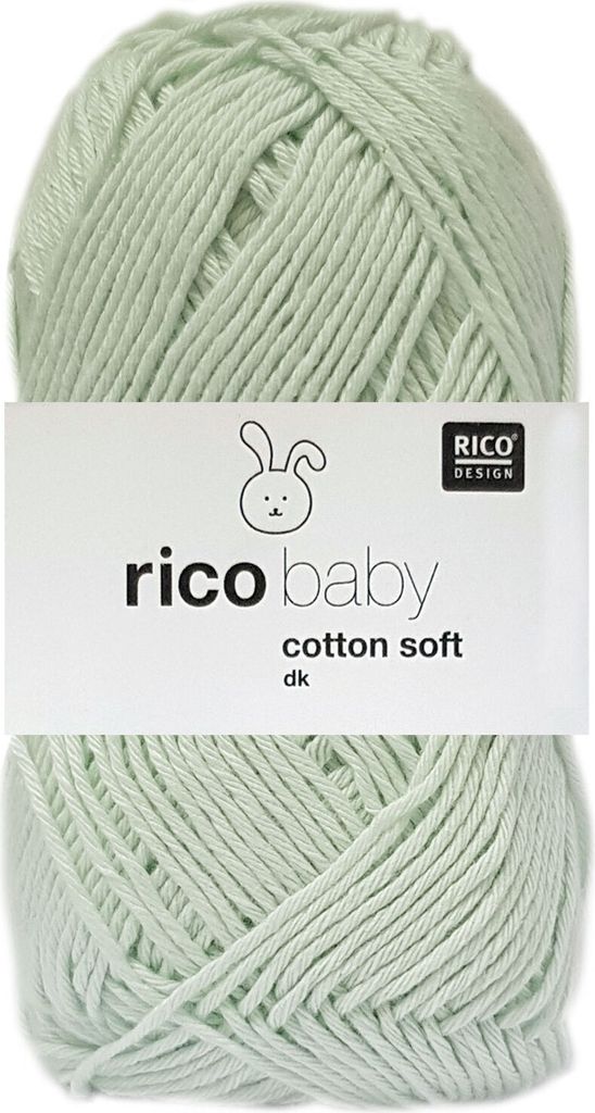50 Gramm Rico Baby Cotton Soft dk 49 Pastellgrün