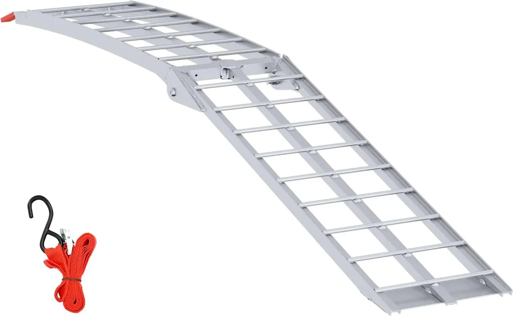 vidaXL Rampa di carico Argento 178 x 29 x 14 cm Alluminio