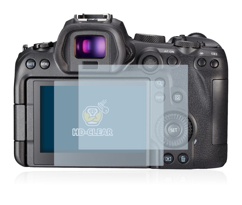6x Displayschutzfolie für Nikon D40 Klar Transparent Schutzfolie Displayfolie 