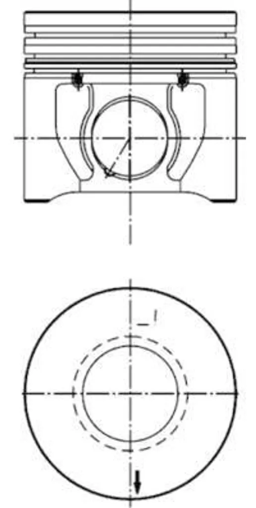 Piston KOLBENSCHMIDT 40172610 : Stop Consommation Huile Jumpy Transit