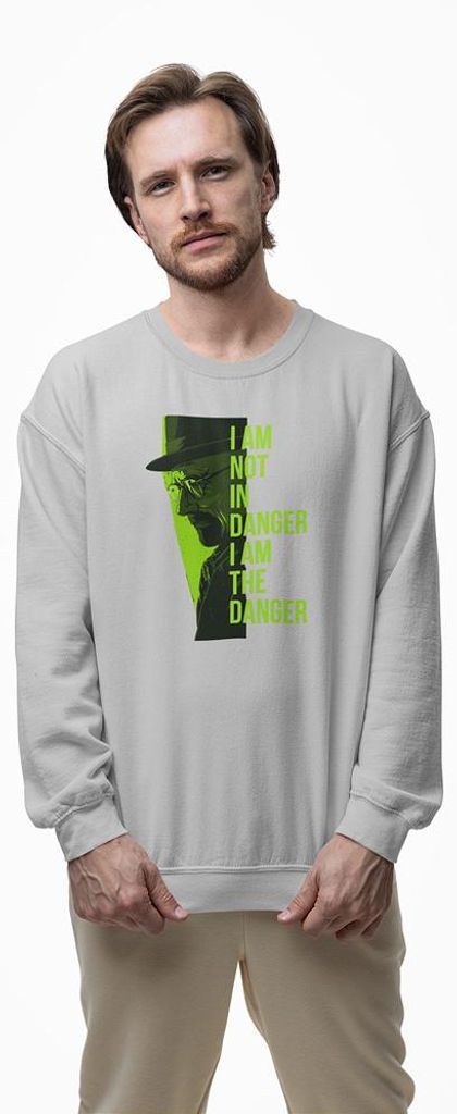 D&B Design Uni Pullover SWMO00014 Breaking Bad HellGrau-Größe 3XL