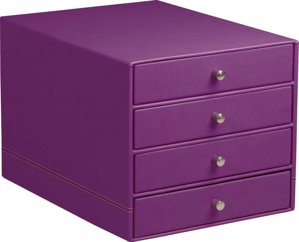 Rhodia Schubladenbox 4er violett