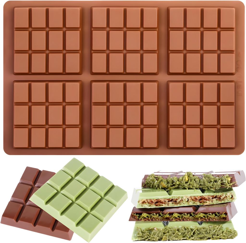 Silikónová forma na čokoládu AVANA na 6 tabuliek čokolády Obrázok produktu 