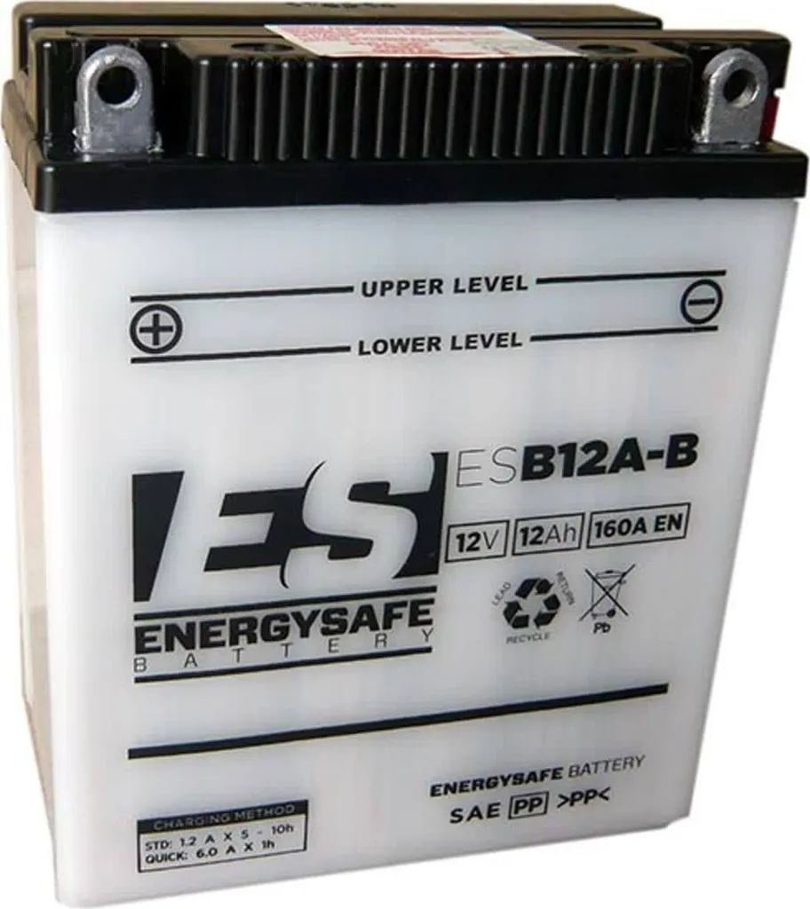 Batteria Classica Energysafe ESB12A-B 12V 12Ah per Honda CB/VF/VT