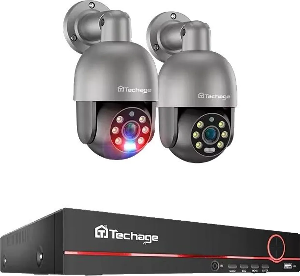 Système de sécurité 8MP contre les intrusions avec alertes et HDD 3To