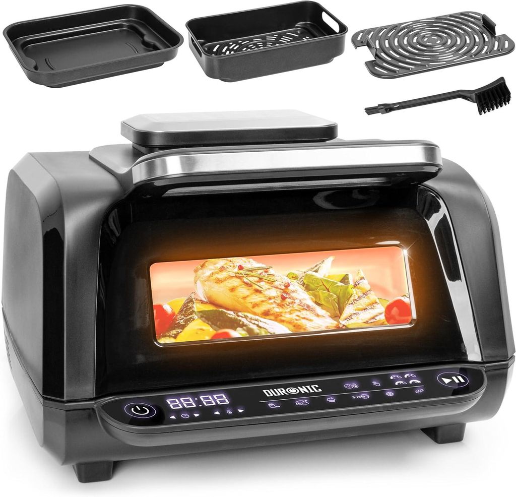 Duronic FG19 Air Fryer Grill, Heißluftfritteuse für Produktbild 