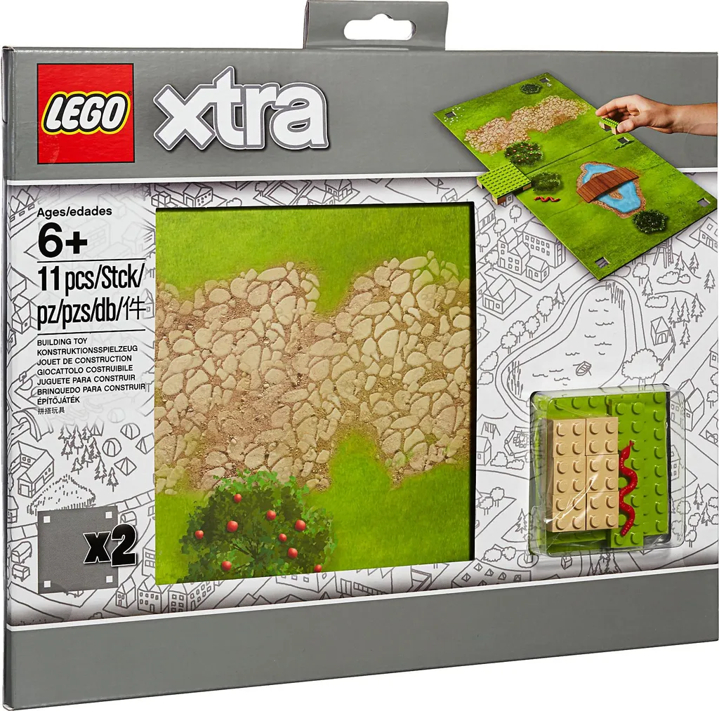 Tapis d'éveil LEGO Parc urbain coloré en tissu lavable pour chambre enfant