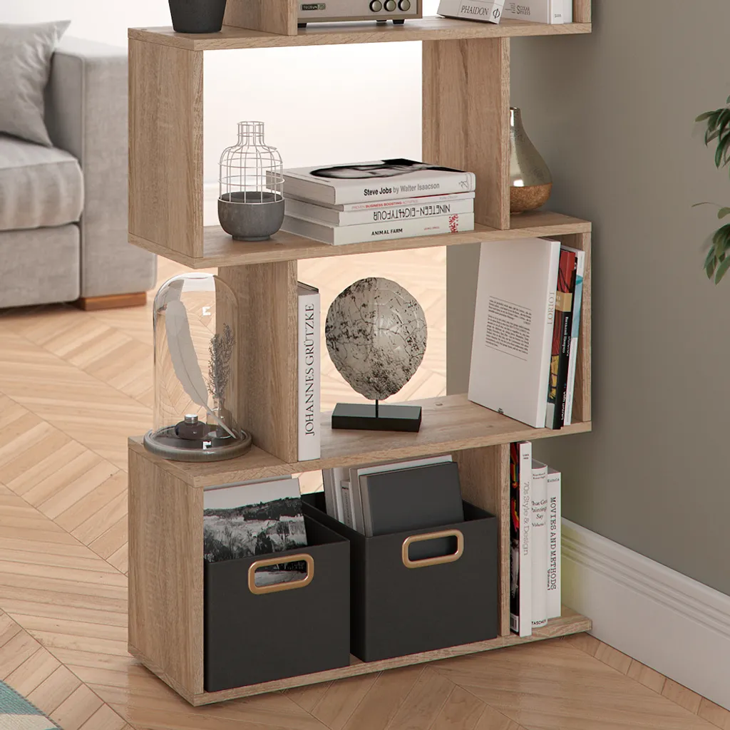 Étagère de séparation Vicco Levio 70x192 cm décor chêne Sonoma