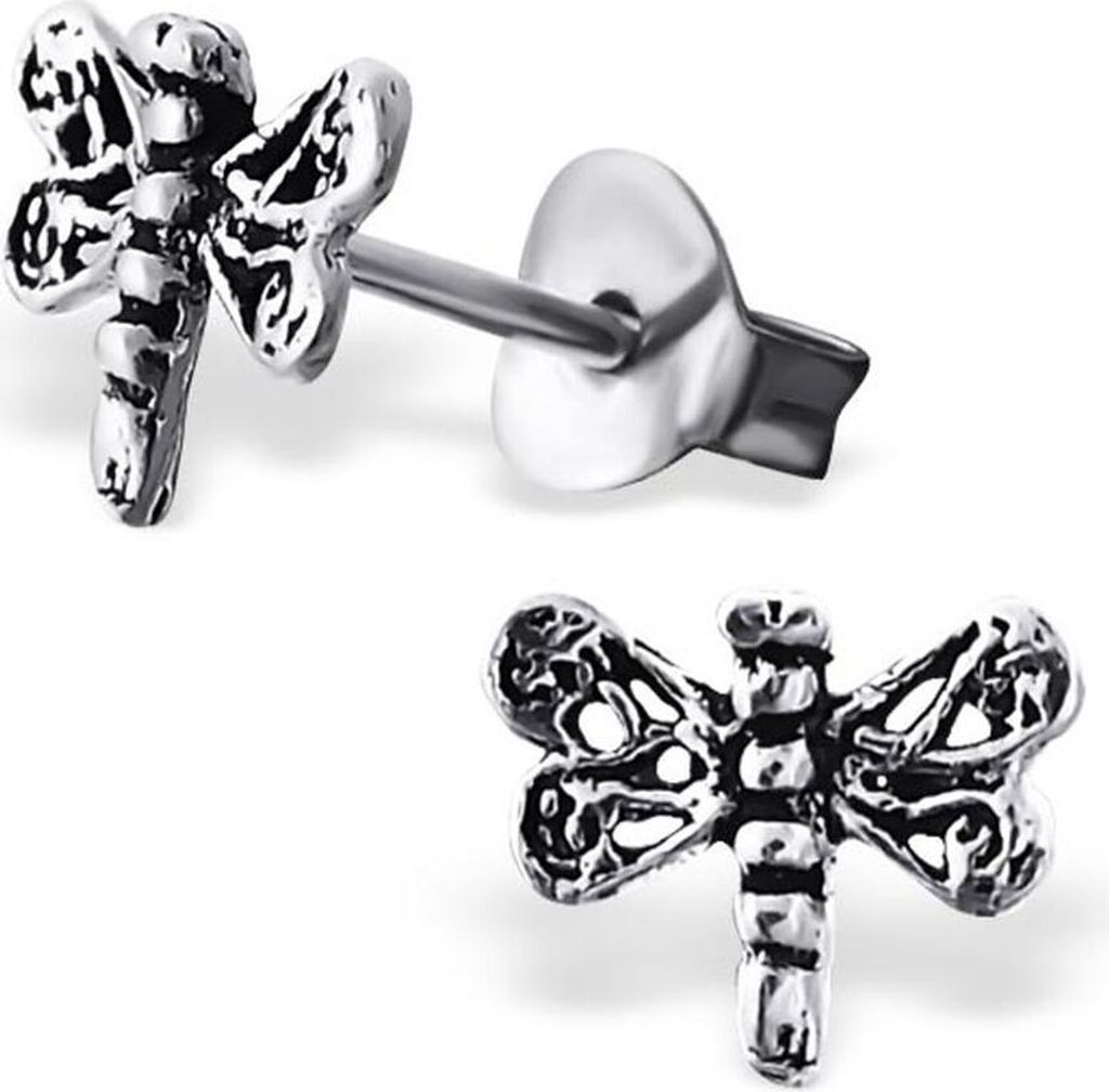 Ohrstecker Libelle aus 925 Silber Damen
