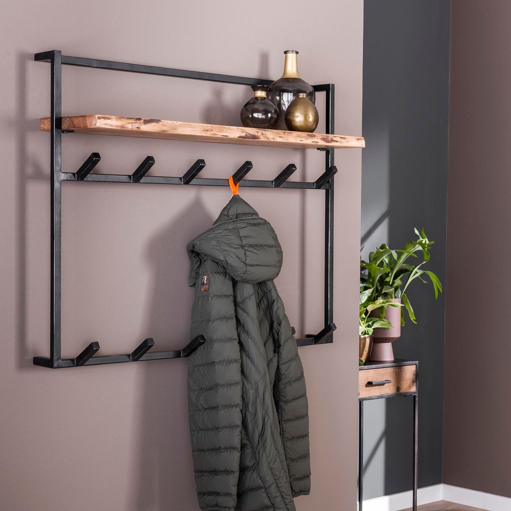 Hoyz - Garderobe Air Solid - 12 Haken - Hutablage - Produktbild 