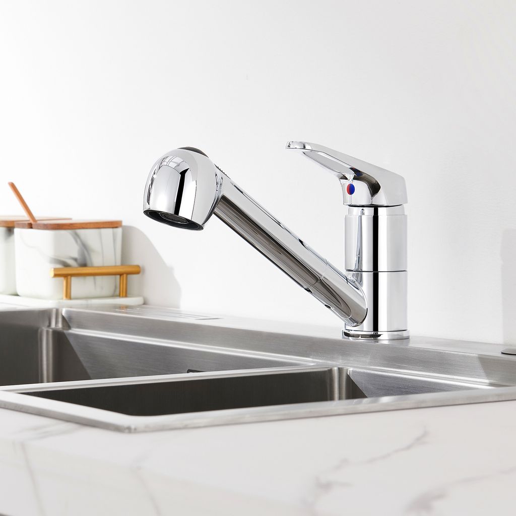 Auralum Ausziehbare Küche Wasserhahn Einhandmischer, Produktbild 