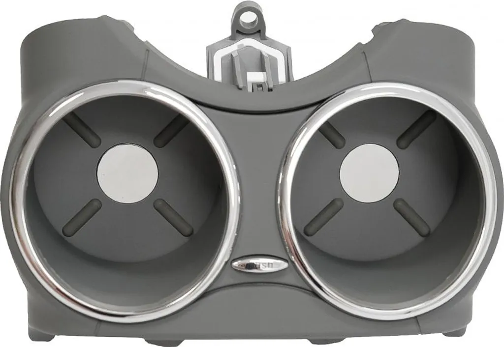 Porte-gobelet double avant Mercedes CLS W219 en ABS robuste gris