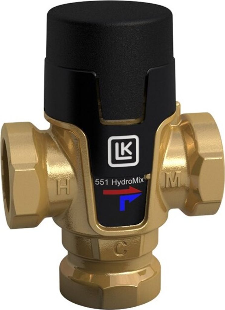LK 551 HydroMix Mischventil - Innengewinde Rp 1" 35°-65°C Produktbild 