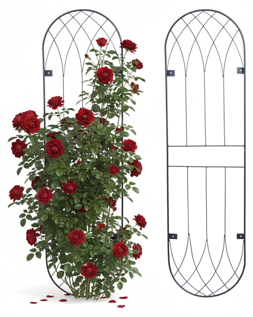 relaxdays Rankgitter Wand 2er Set